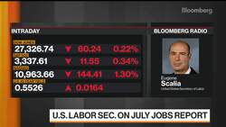 Too Early to Declare Victory on Jobs, Labor Sec. Scalia Says News Clip