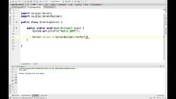 gRPC [Java] Master Class: Build Modern API and Microservices - Server Setup Boilerplate Code Instructional Video