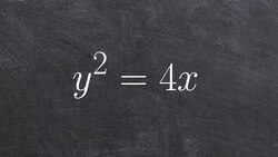 Learn how to graph a parabola with the vertex and the origin conics Instructional Video