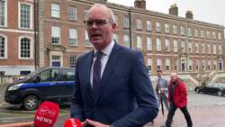 Simon Coveney speaks ahead of meeting with Keir Starmer News Clip