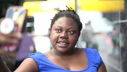 African Ethnicity Woman Taking a Selfie Stock Footage