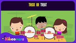 Trick or Treat Song for Toddlers | Halloween Songs for Kids | The Kiboomers Instructional Video
