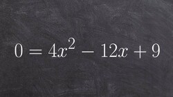 Solve by factoring when a is greater than one Instructional Video