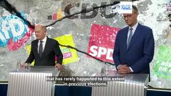 Olaf Scholz and Friedrich Merz face off in final debate ahead of German election News Clip