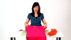 How to Prep a T-Shirt for a No-Sew T-Shirt Tote Bag Instructional Video