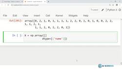 Data Science and Machine Learning (Theory and Projects) A to Z - NumPy for Numerical Data Processing: NumPy Structured Arrays Instructional Video