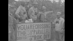 US 1st Cavalry Division and South Korean troops cross 38th Parallel News Clip