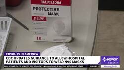 CDC Updates Guidance To Allow Hospital Patients To Wear N95 Masks News Clip