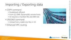 AWS Certified Data Analytics Specialty 2021 – Hands-On - Redshift Data Flows and the COPY command Instructional Video