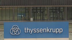 CLEAN : STOCKSHOTS: German industrial giant ThyssenKrupp headquarters News Clip