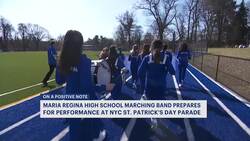 Maria Regina HS all-girls marching band to perform in NYC St. Patrick's Day Parade News Clip