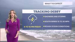 STORM WATCH: Clouds, scattered rain as Debby brings possible thunderstorms and wind Instructional Video