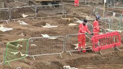 Construction work at Euston HS2 station News Clip