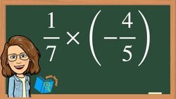 How to Multiply Fractions with Different Signs Instructional Video