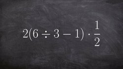 Using order of operations to simplify an expression - Online Tutor Instructional Video