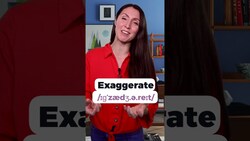 How to Pronounce Exaggerate #shorts Instructional Video