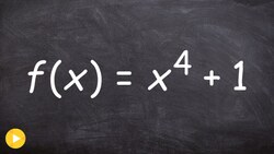 Determine if a function is even or odd Instructional Video