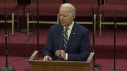 Biden campaigns at black church in South Carolina News Clip