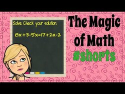Solve by Combining Like Terms Instructional Video