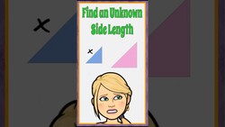 Find an Unknown Side Length | HS.G-SRT.B.5  Instructional Video