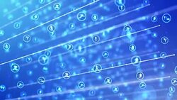 Sports icon background(loopable) Stock Footage