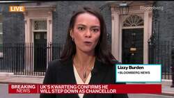 Kwasi Kwarteng Stepping Down as UK Chancellor of the Exchequer News Clip