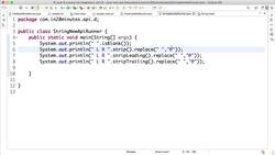 Java Programming for Complete Beginners - Java 16 - Step 11 - Exploring New Java API - String Utility Methods Instructional Video