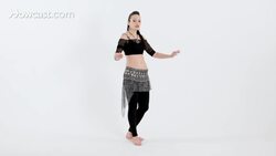 How to Do a Traveling Reverse Undulation in Belly Dancing Instructional Video