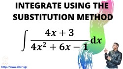Integration by Substitution! Instructional Video