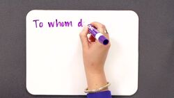 Can You End a Sentence w/ a Preposition? Instructional Video