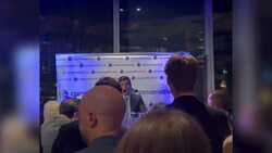 Rishi Sunak delivers a speech at an in Manchester News Clip