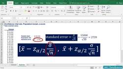 Statistics for Data Science and Business Analysis - Calculating Confidence Intervals Within a Population with a Known Variance Instructional Video