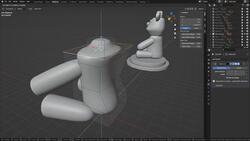 Blender Beginner’s Bootcamp - Lesson 63 - 3D Teddy Shaping Instructional Video
