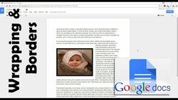 How to Wrap Text Around an Image in Google Docs Instructional Video