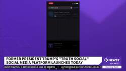 Former President Donald Trump Launches New Social Media App News Clip