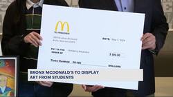 Bronx McDonalds displays artwork from Millennium Art Academy students News Clip