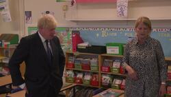 Boris Johnson's school visit ahead of planned safe reopening News Clip