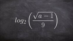Expanding logarithmic expressions Instructional Video