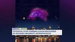 Rutgers University astrophysicist discovers potential star-forming cloud News Clip