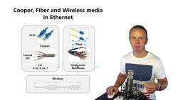 World of Computer Networking Your CCNA start - Copper, Fiber, and Wireless Media Instructional Video
