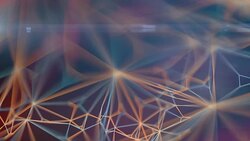 Abstract modern colored glowing wire background animation. 3d rendering. 4K, Ultra HD resolution Stock Footage