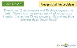 Organizing Multistep Word Problems with Bar Models Instructional Video