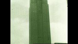 They Made News, Part 1 - The B-25 Empire State Building crash of 1945 and the sinking of the Flying Enterprise in 1952 Stock Footage