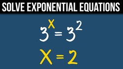 Simple Tip To Understand What You Need To Know To Solve Exponential Equations Instructional Video