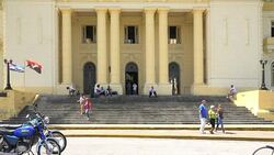 Santa Clara, Cuba: Provincial Palace of Justice Stock Footage