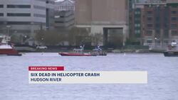 NYC sightseeing helicopter plunges into river, killing 6, including family of Spanish tourists News Clip