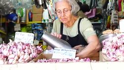 Small Business Owner Senior Woman Portrait Stock Footage