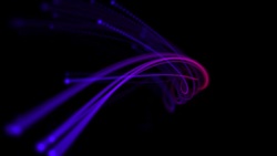 Motion red and blue lines abstract background Stock Footage