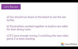 Using Verbs in the Conditional Mood Instructional Video