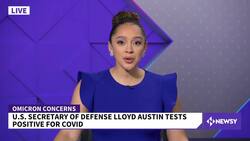 U.S. Defense Secretary Lloyd Austin Tests Positive For COVID-19 News Clip